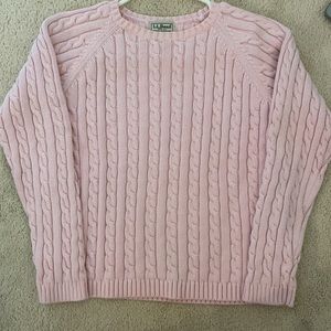 L.L.Bean Vintage Chunky Knit Sweater, Size Small